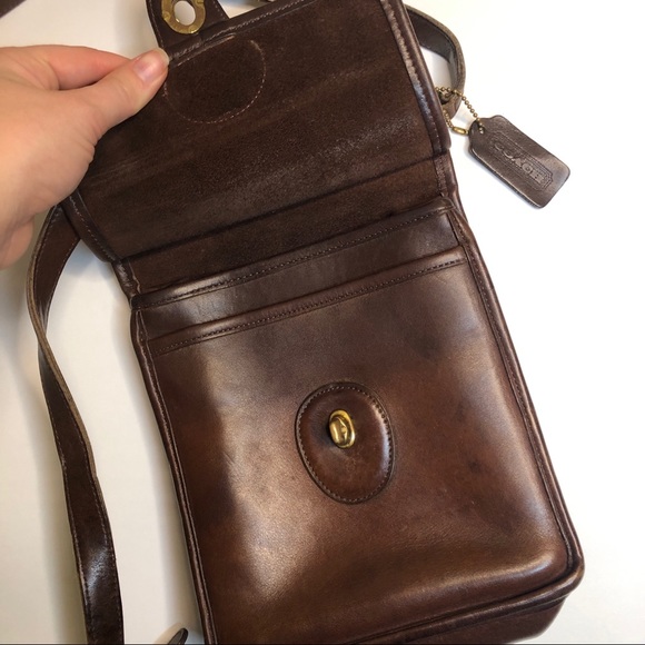 Vintage Coach Murphy Willis Brown Leather Purse - Picture 4 of 8